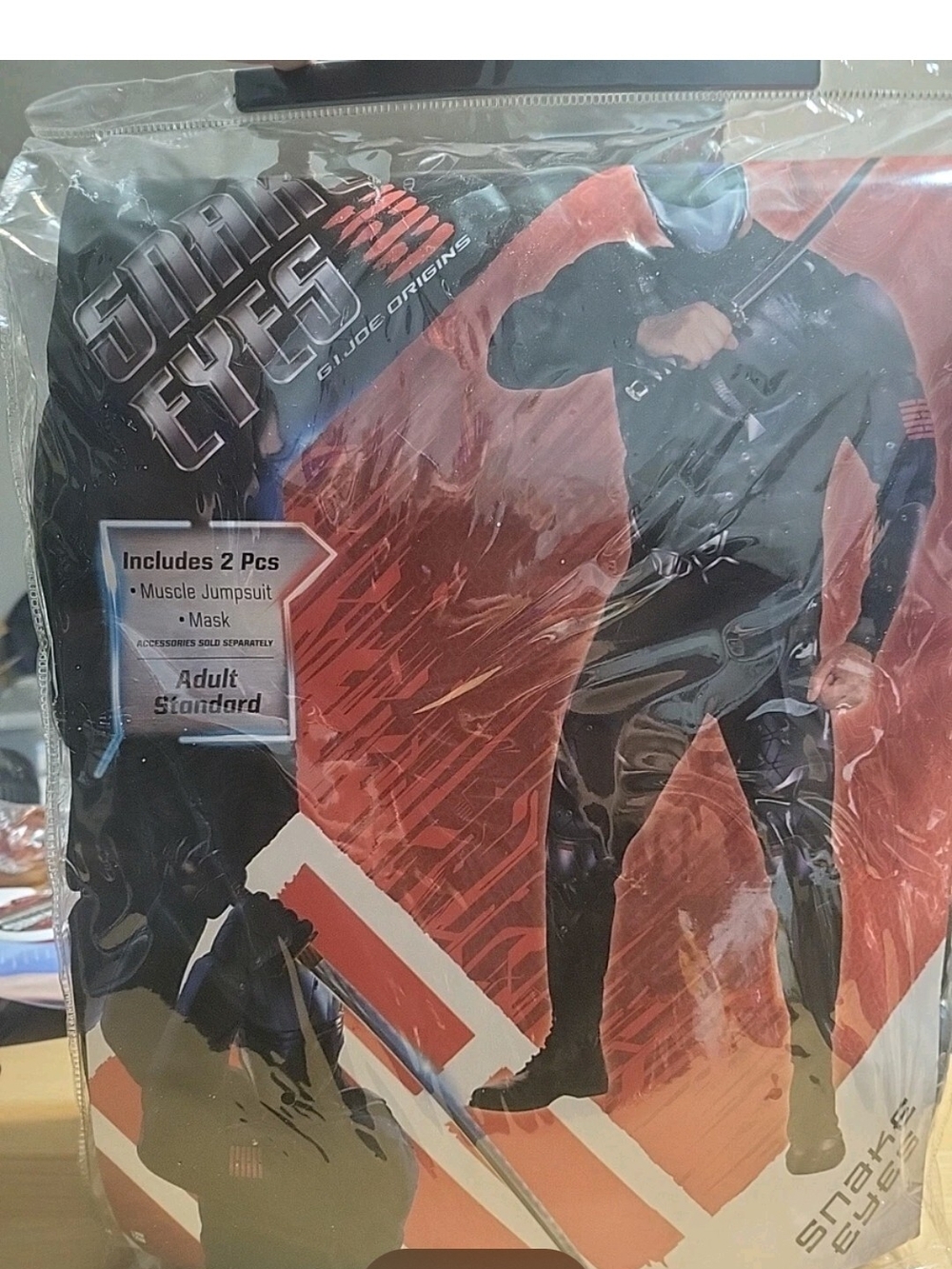 Snake Eyes Costume Adult Standard Size Fits Up To Size 44 #4048